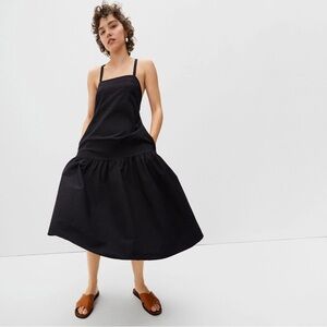 Everlane Pinafore Dress in Black